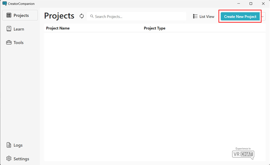 VRChat Creator Companion