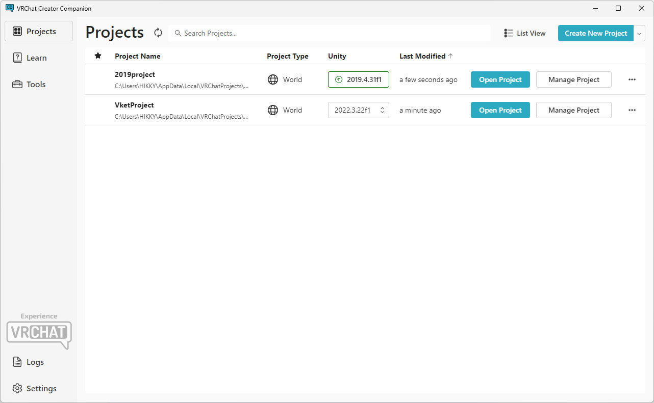 how_to_open_existing_creator_companion