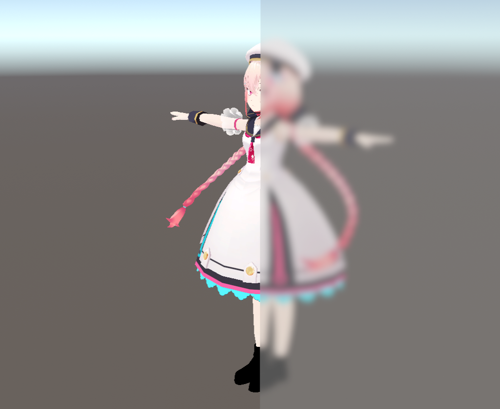The issue appears to be resolved after setting the clothing to 2950