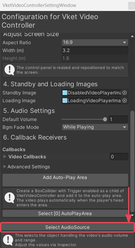 Audio Settings